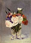 Edouard Manet Flowers In A Crystal Vase I painting